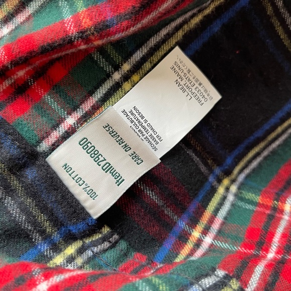 L.L. Bean Men's Scotch Plaid Cotton Shirt Career Work Size XS - Picture 14 of 15